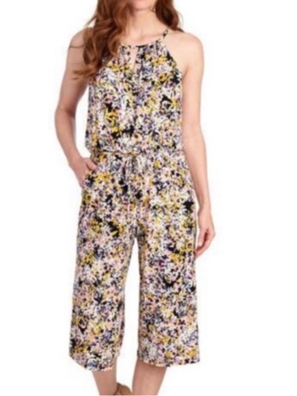 London, Time floral jumpsuit.